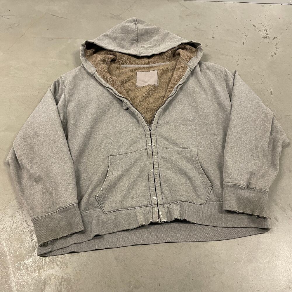vintage y2k distressed fur lined Sonoma hoodie